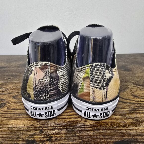 CONVERSE All Star Floral Yellow OX Low Canvas Sneakers Women’s Shoes Size 8.5 - Picture 6 of 9